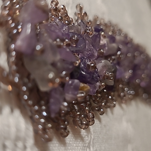 Purple Beaded Bracelet - Picture 2 of 4